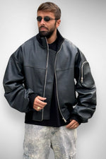 COLLEGE OVERSIZE CON MANICA ARRICCIO E COLLO ALTO - lab22shop
