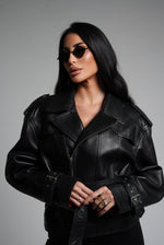 CHIODO OVER SPALLONE E CINTA NERO