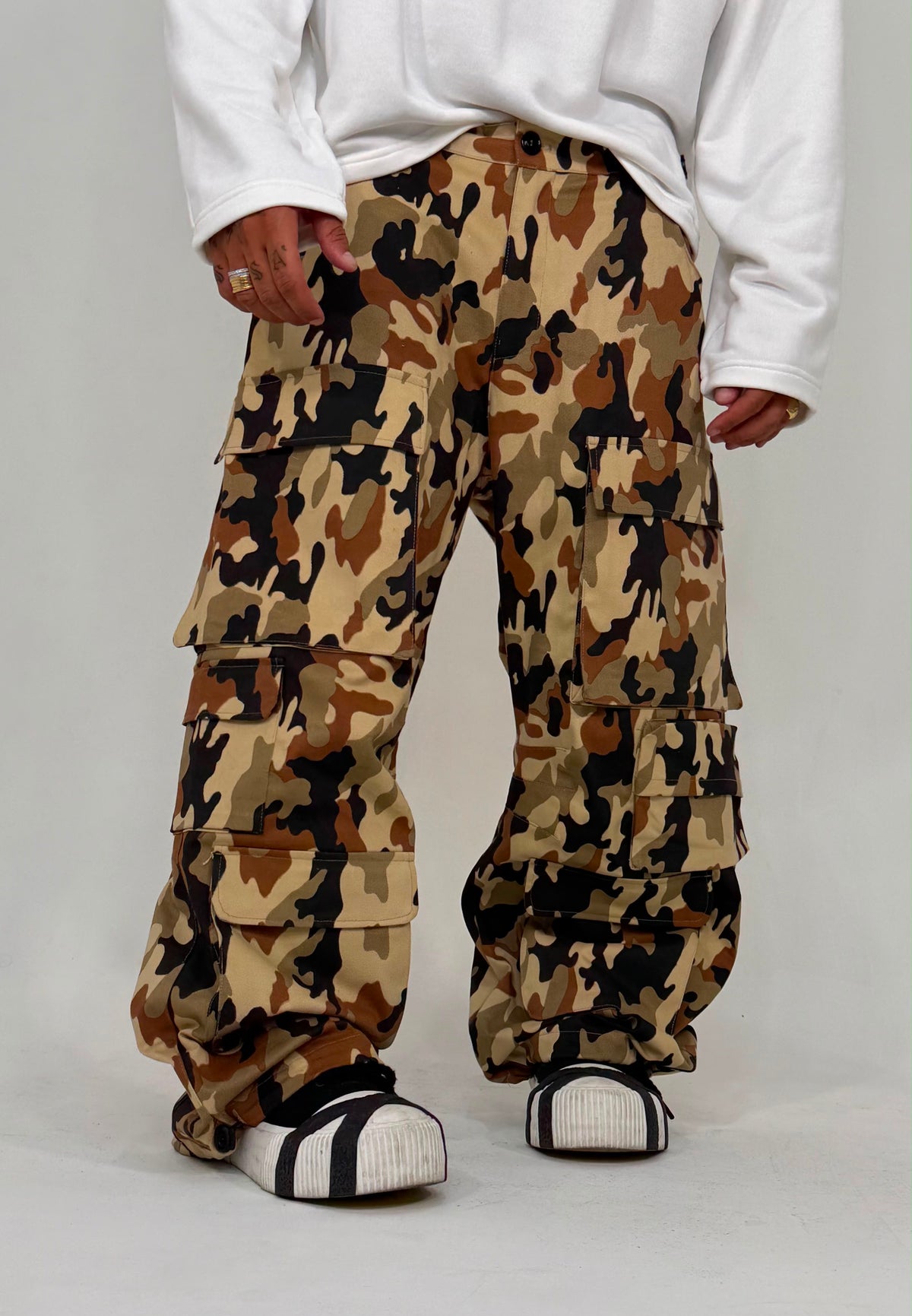 PANTALONE CARGO CAMOUFLAGE - lab22shop