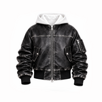COLLEGE VINTAGE OVERSIZE CON MANICA ARRICCIO E CAPPUCCIO - lab22shop