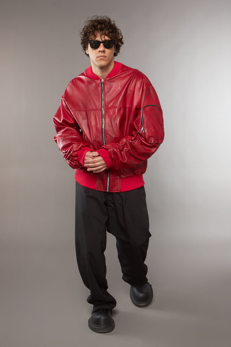 COLLEGE OVERSIZE CON MANICA ARRICCIO - lab22shop