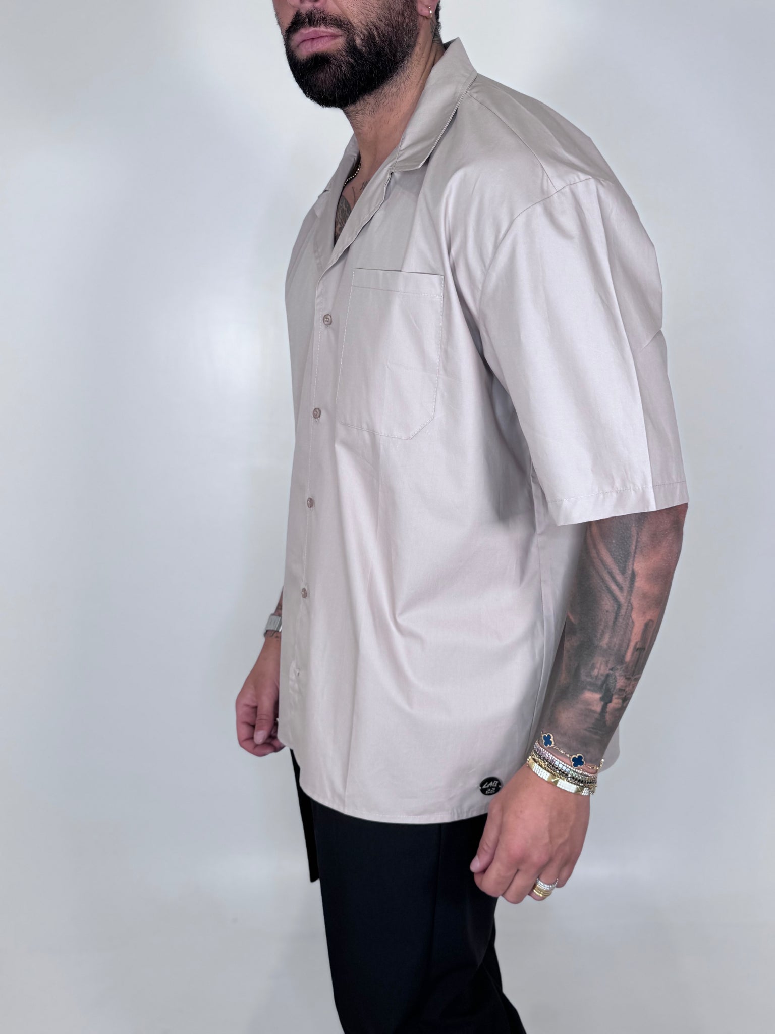 CAMICIA SHANGHAI LAB22 BEIGE