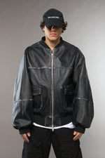 COLLEGE VINTAGE OVERSIZE CON MANICA A CAMPANA - lab22shop
