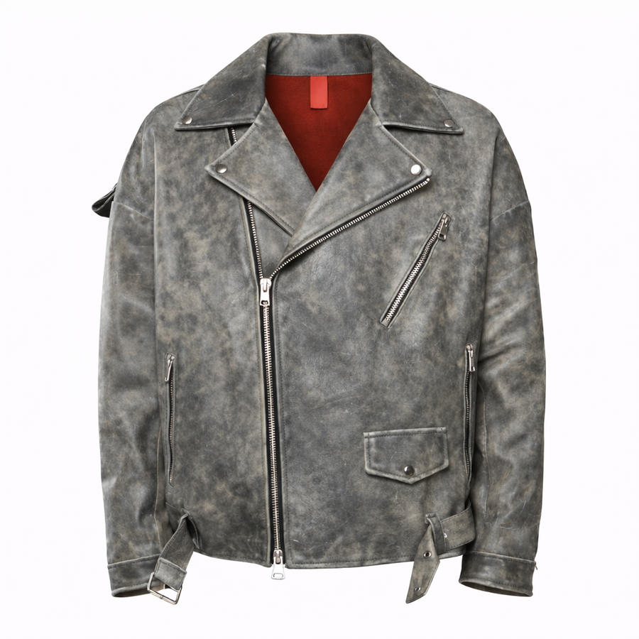 CHIODO SPALLA SCESA CON LACCETTI GRIGIO - lab22shop
