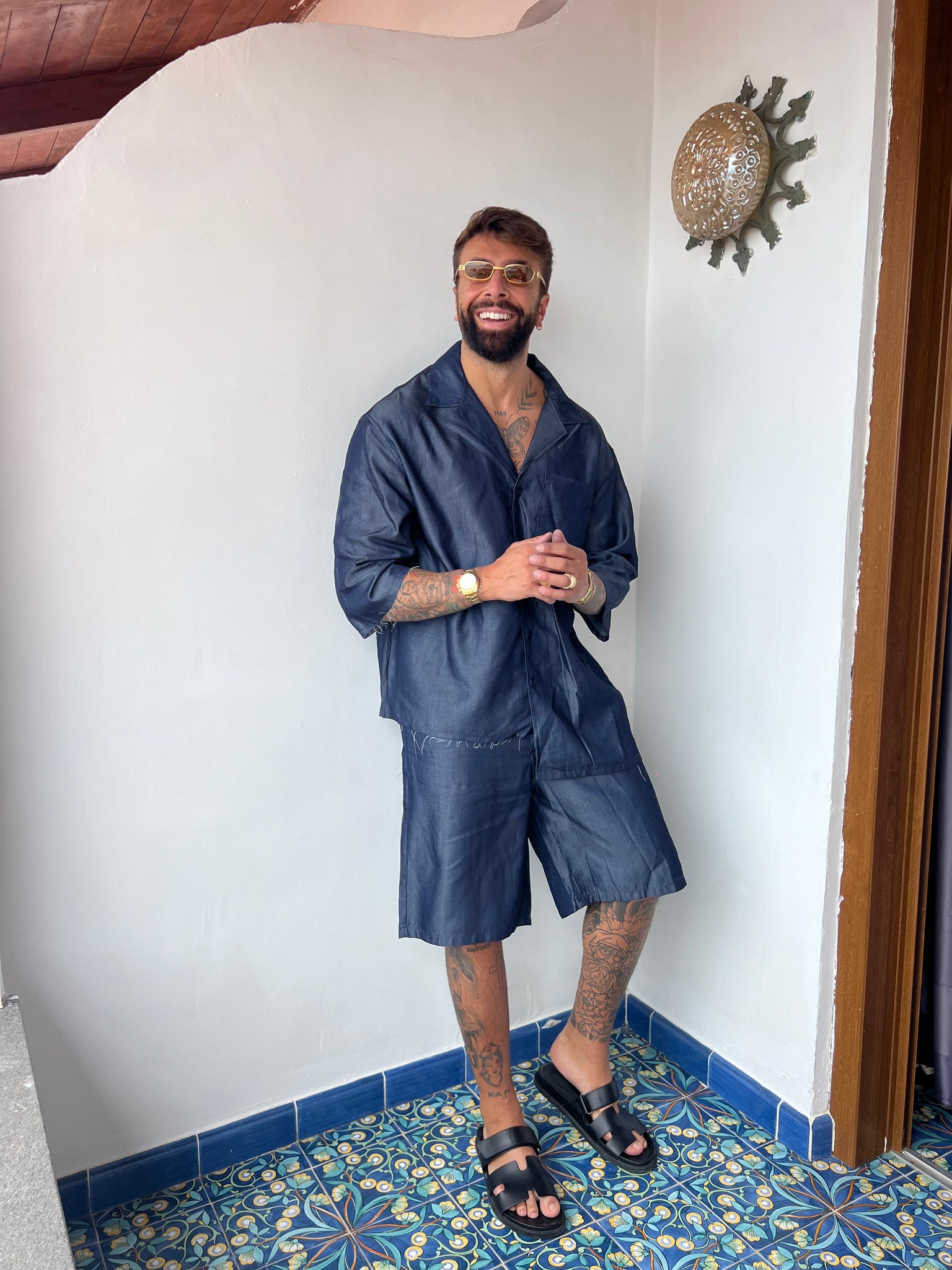 COORDINATO EDEN BLU