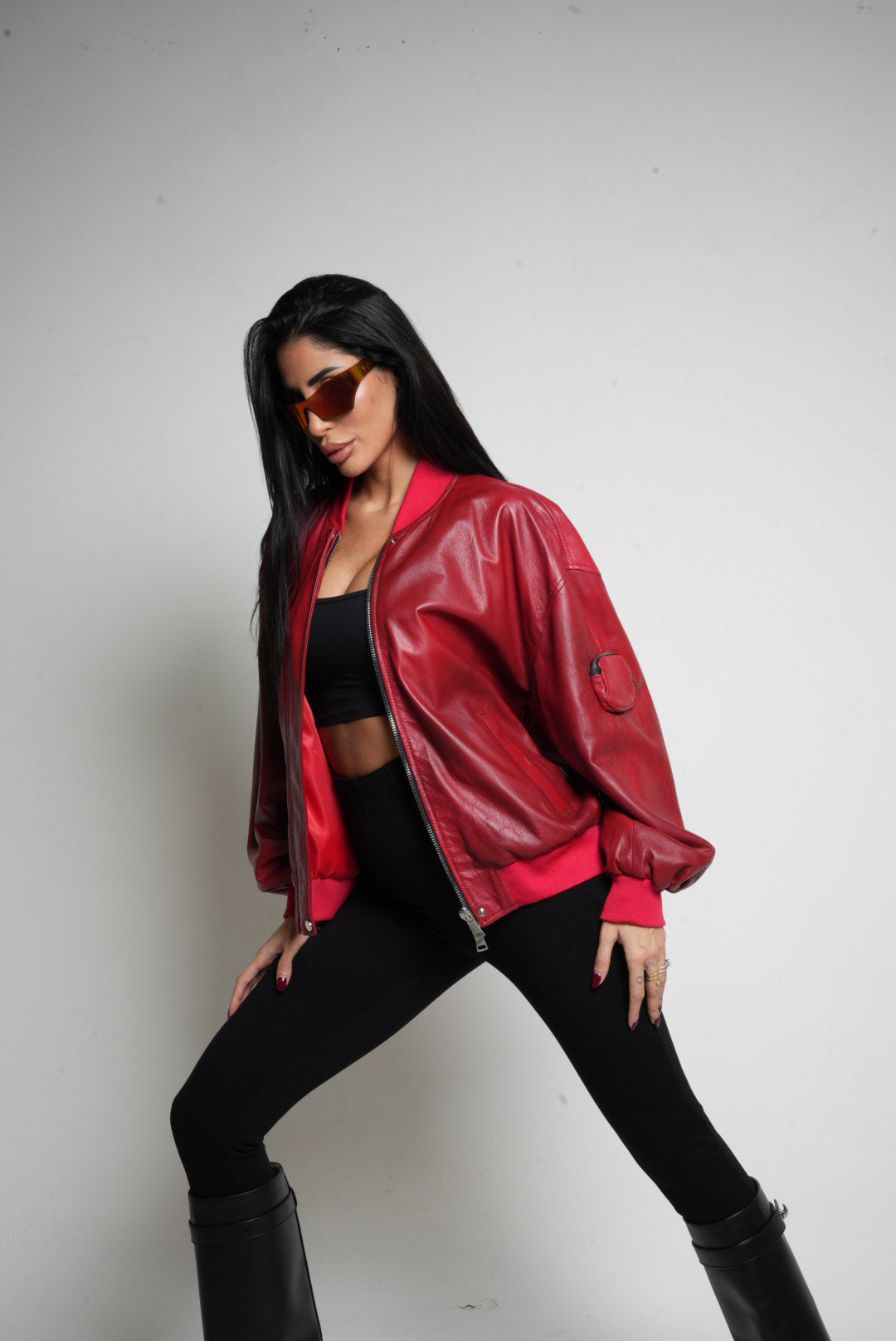 COLLEGE ARRICCIO LADY ROSSO - lab22shop