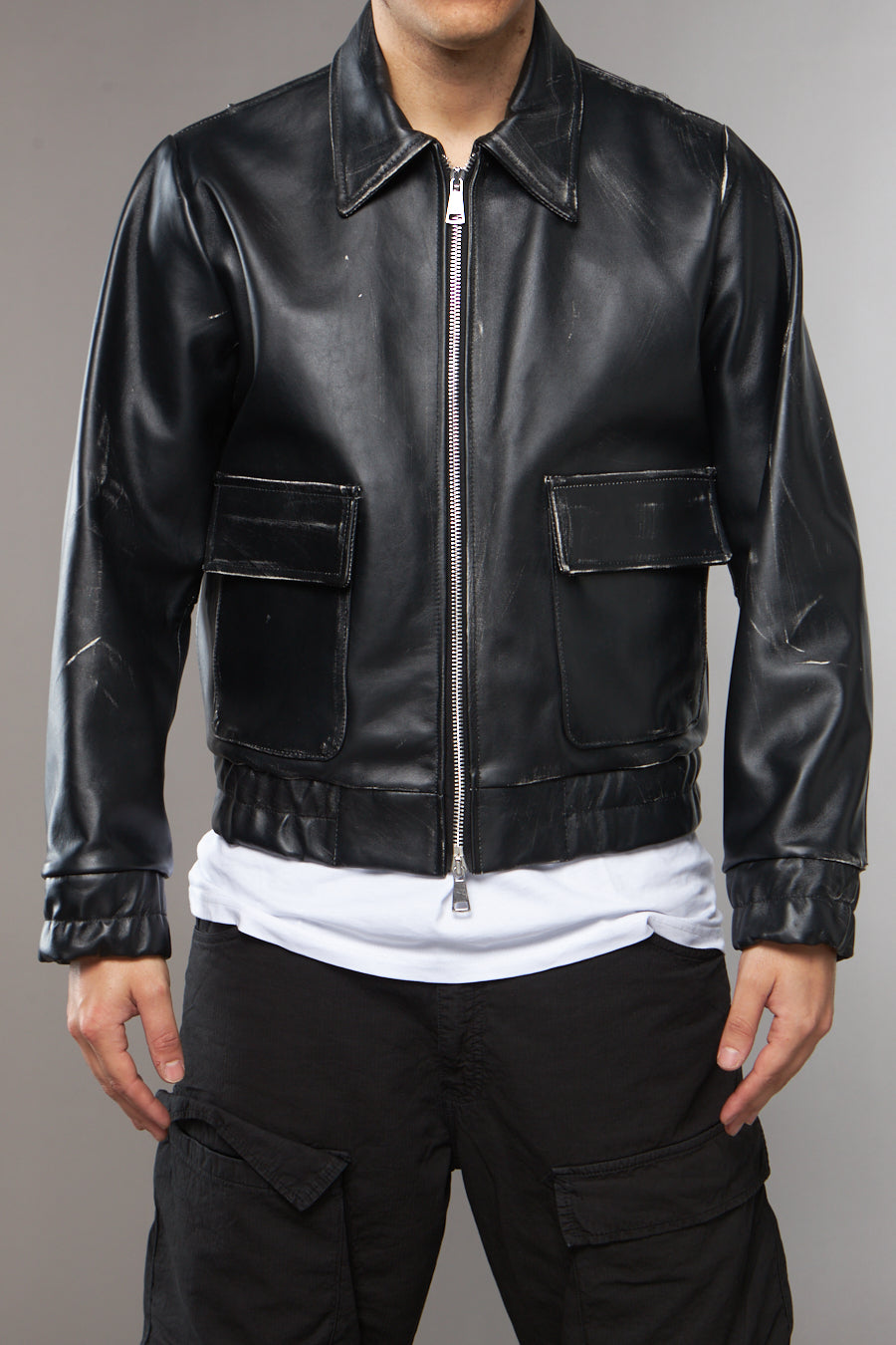 BLAZER COLLO CAMICIA CON TASCONI - lab22shop