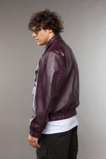 BOMBER COLLO CAMICIA TASCONI PRUGNA - lab22shop