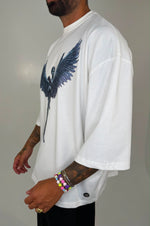 T-SHIRT ANGEL WINGS CON STRASS - lab22shop