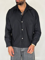 CROPPED BLACK SHIRT - lab22shop