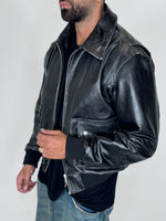 BLAZER COLLO CAMICIA CON TASCONI EFFETTO VINTAGE - lab22shop