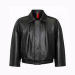 Giacca in pelle bomber