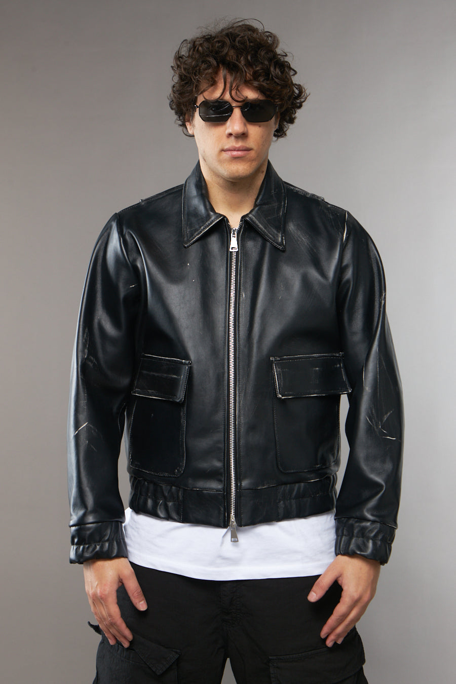 BLAZER COLLO CAMICIA CON TASCONI - lab22shop