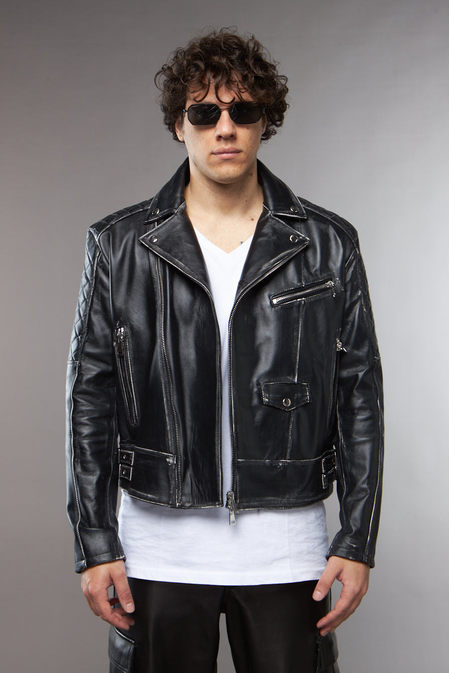 CHIODO BIKER TRAMUNTATO NERO - lab22shop