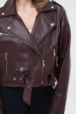 CHIODO CROPPED SPALLINA BORDEAUX - lab22shop