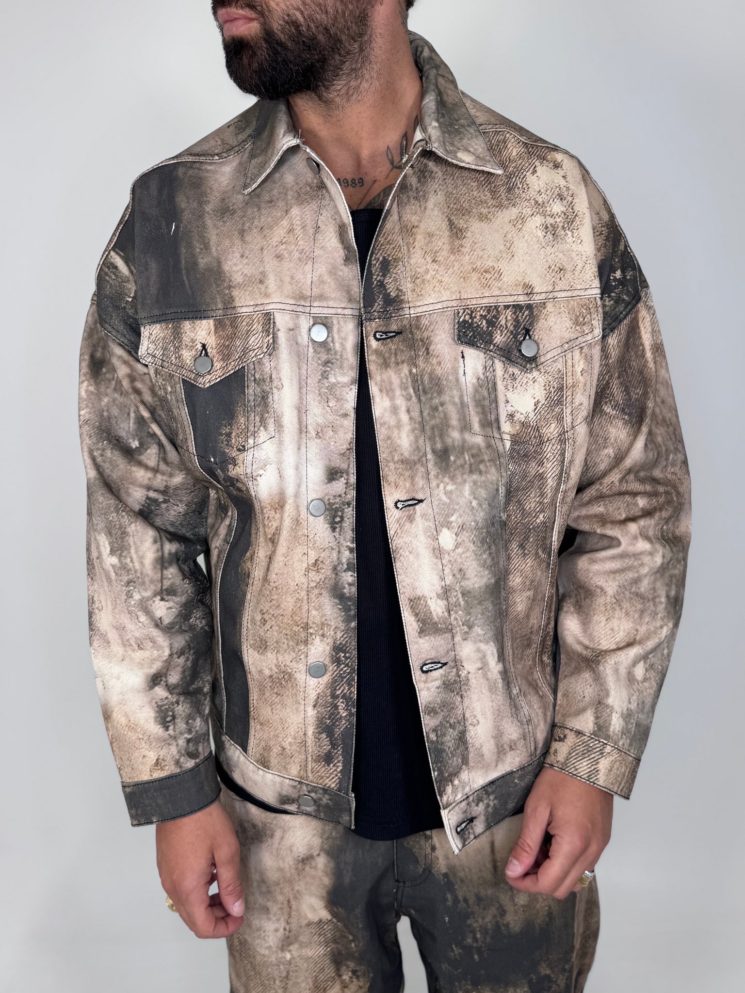 DENIM JACKET STAMPA 3 LAB22