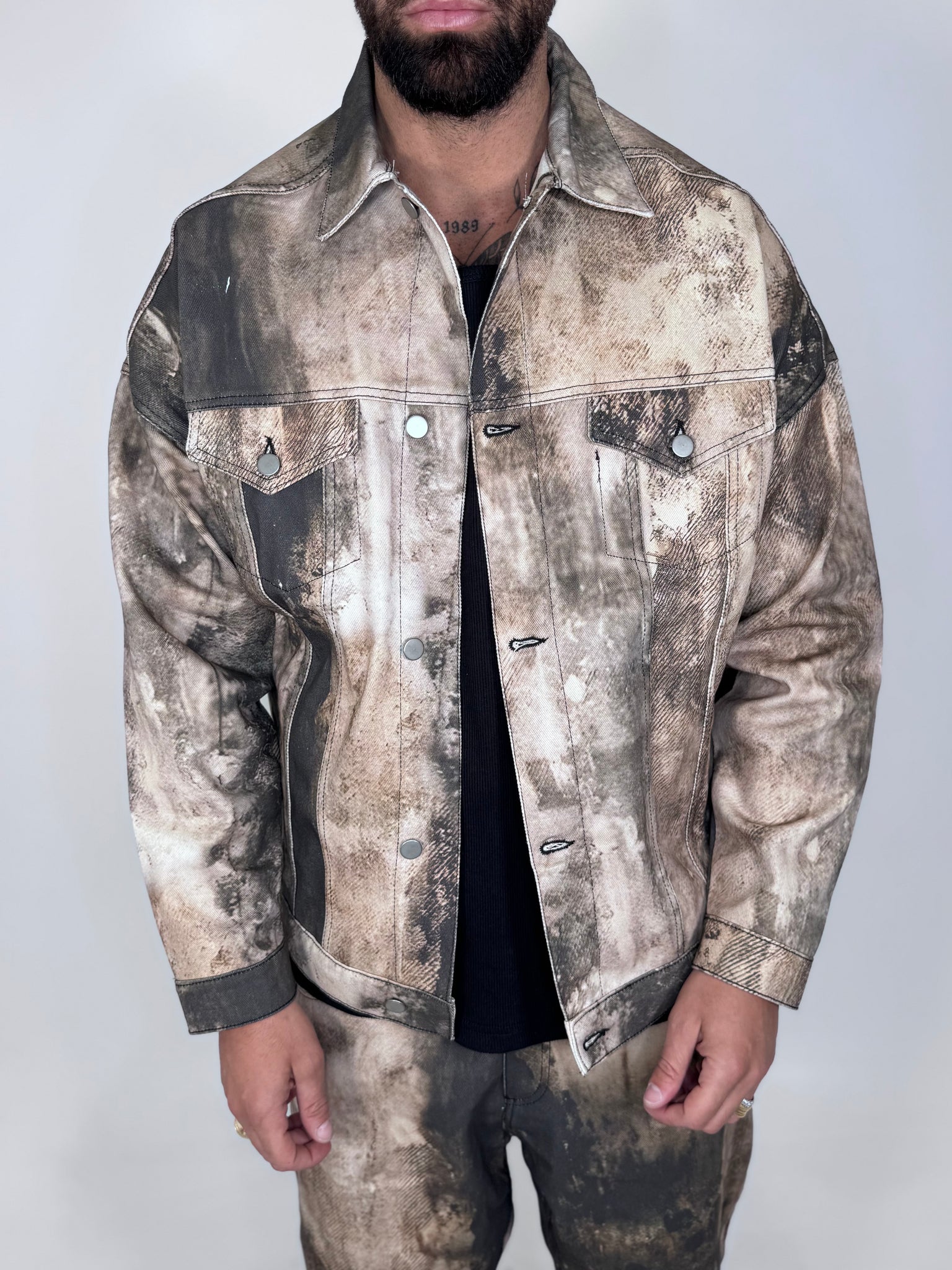 DENIM JACKET STAMPA 3 LAB22