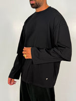 T-SHIRT OVERSIZE DOPPIA MANICA