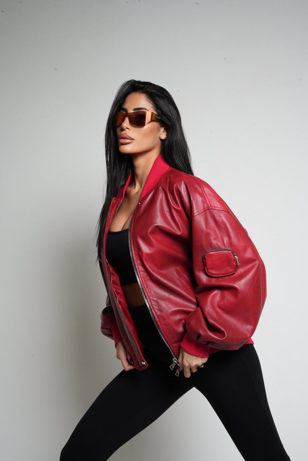 COLLEGE ARRICCIO LADY ROSSO - lab22shop