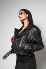 CHIODO CROPPED NERO - lab22shop