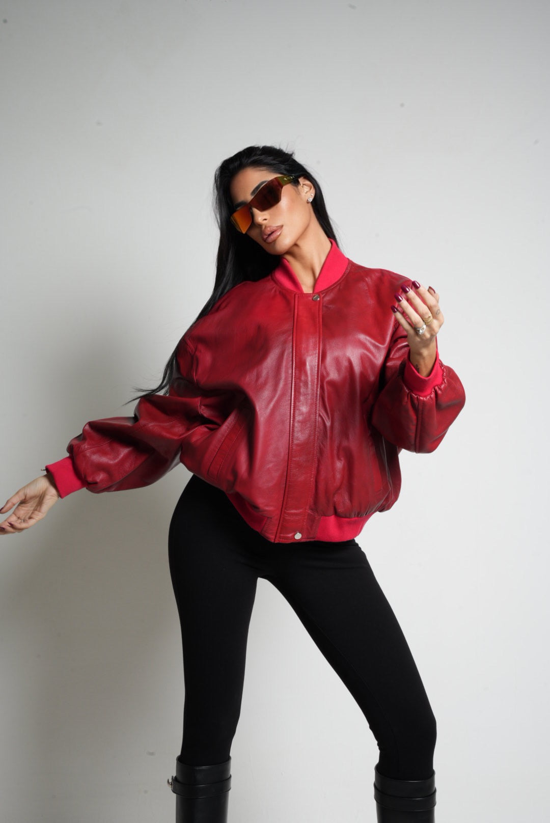COLLEGE ARRICCIO LADY ROSSO - lab22shop