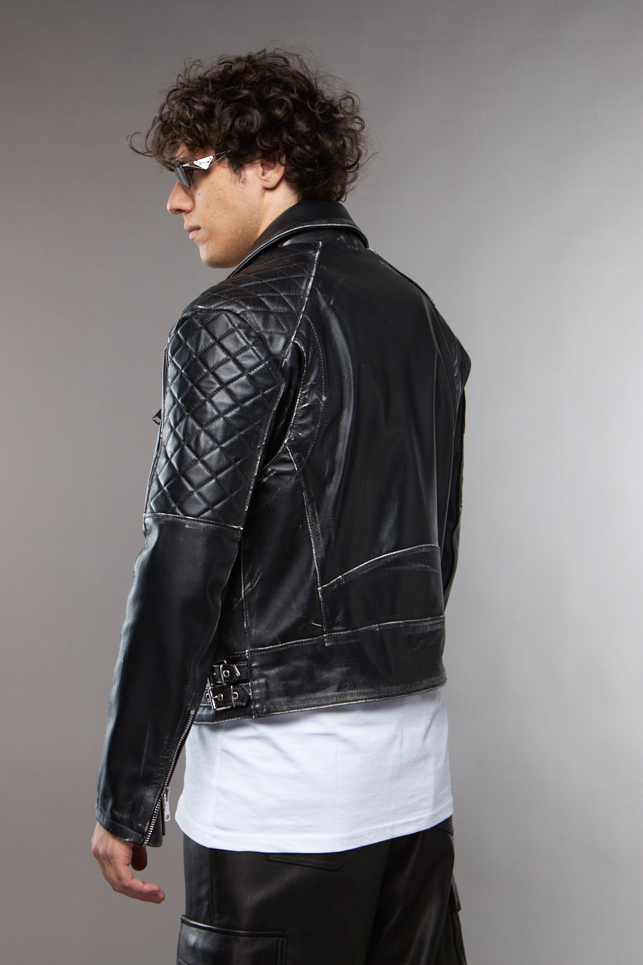 CHIODO BIKER TRAMUNTATO NERO - lab22shop
