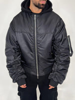 Bomber con manica a riccio - lab22shop
