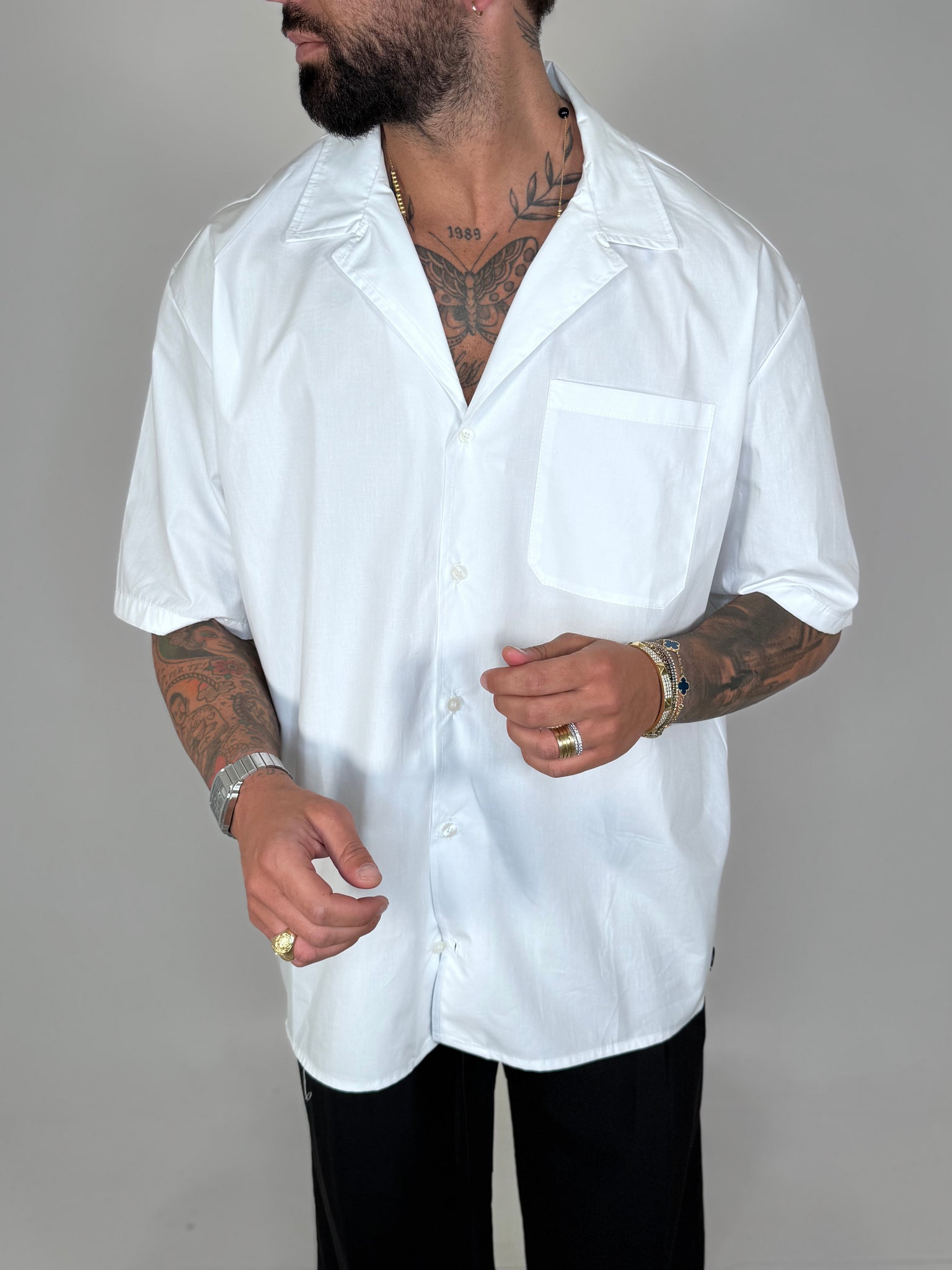 CAMICIA SHANGHAI LAB22 BIANCO
