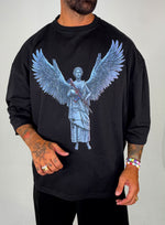 T-SHIRT ANGEL WINGS CON STRASS - lab22shop