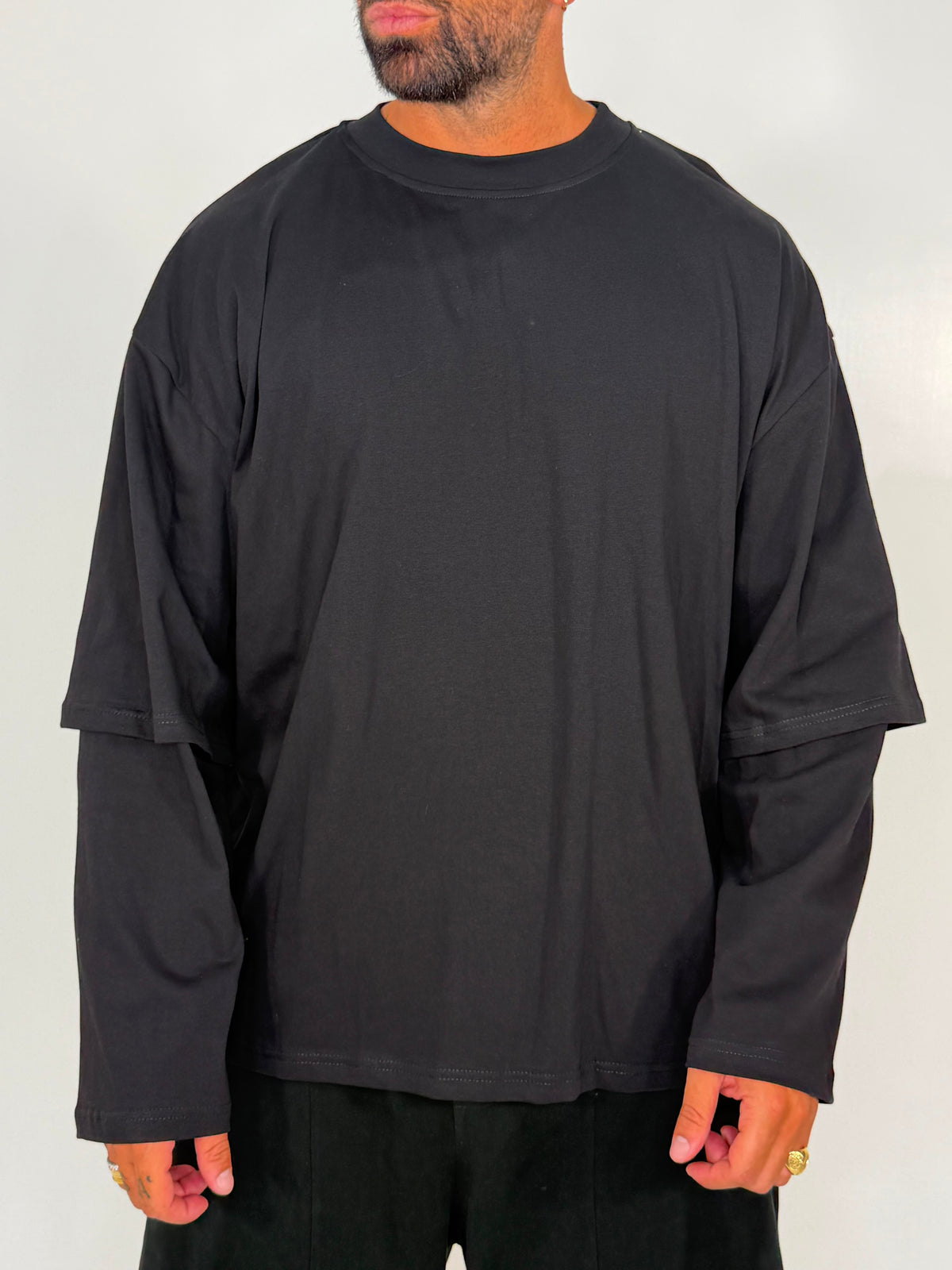 T-SHIRT OVERSIZE DOPPIA MANICA