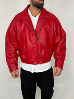 OVERSIZE BIKER JACKET - lab22shop