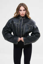 BLAZER TOP SPALLINA EFFETTO VINTAGE - lab22shop
