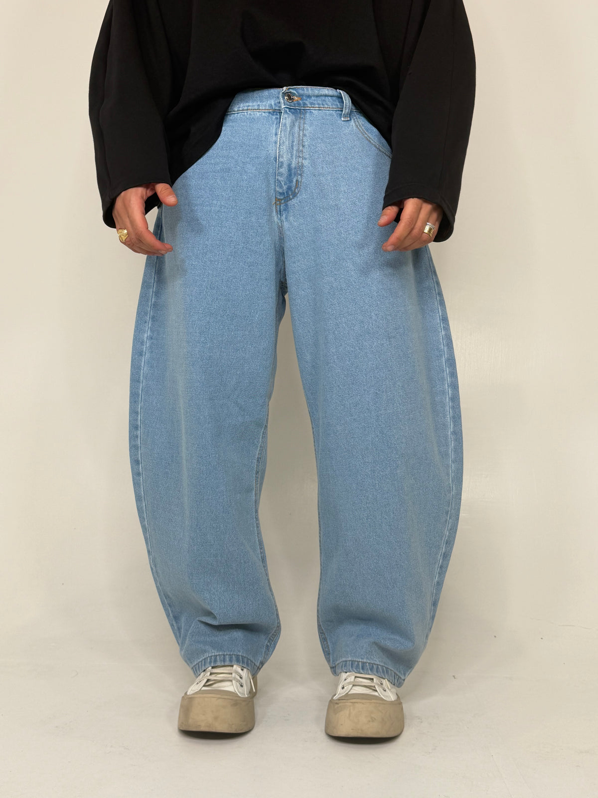 JEANS BALLOON LIGHT BLUE - lab22shop