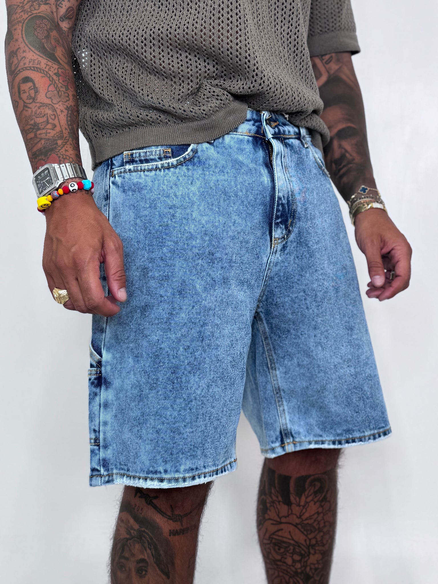 Bermuda denim chiaro