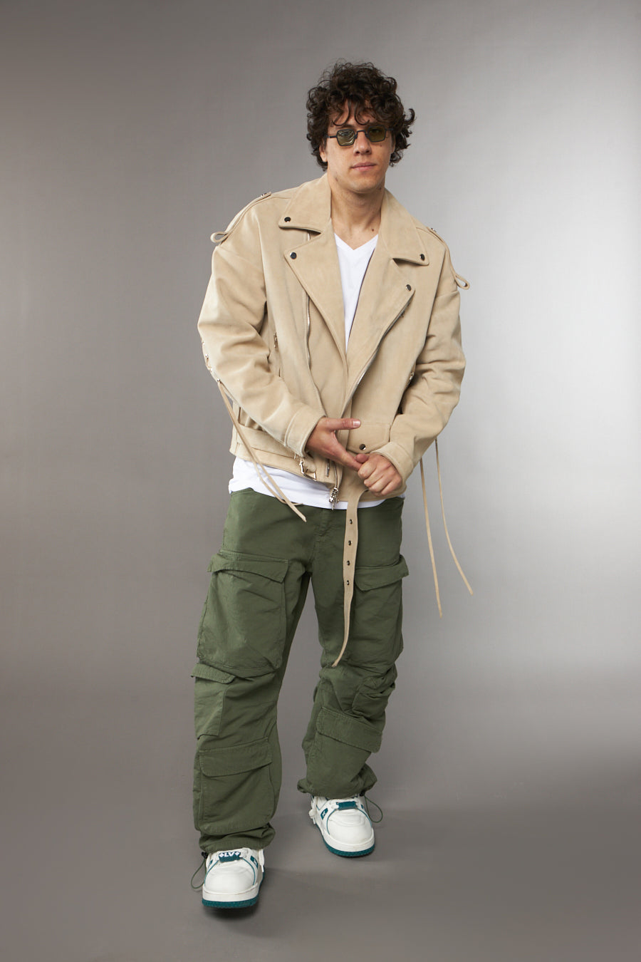 CHIODO OVERSIZE CROSTA CAMOSCIO CREMA - lab22shop