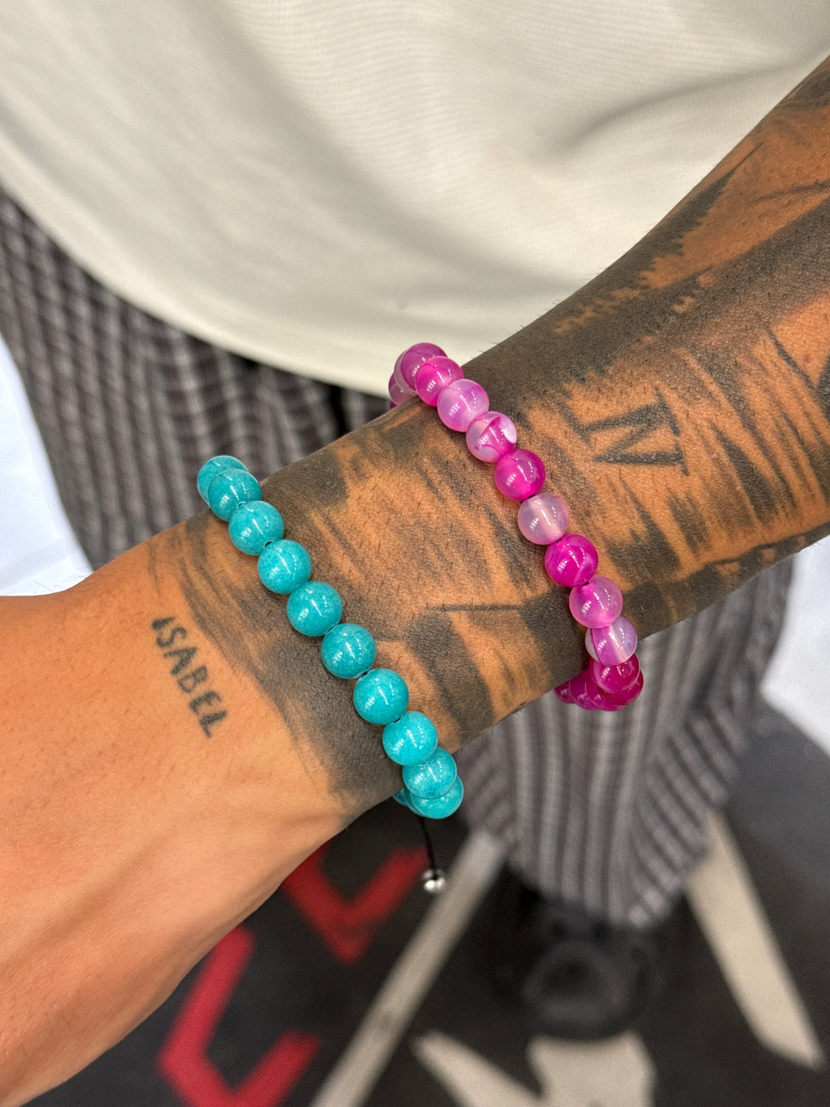 BRACCIALE CON PERLINE