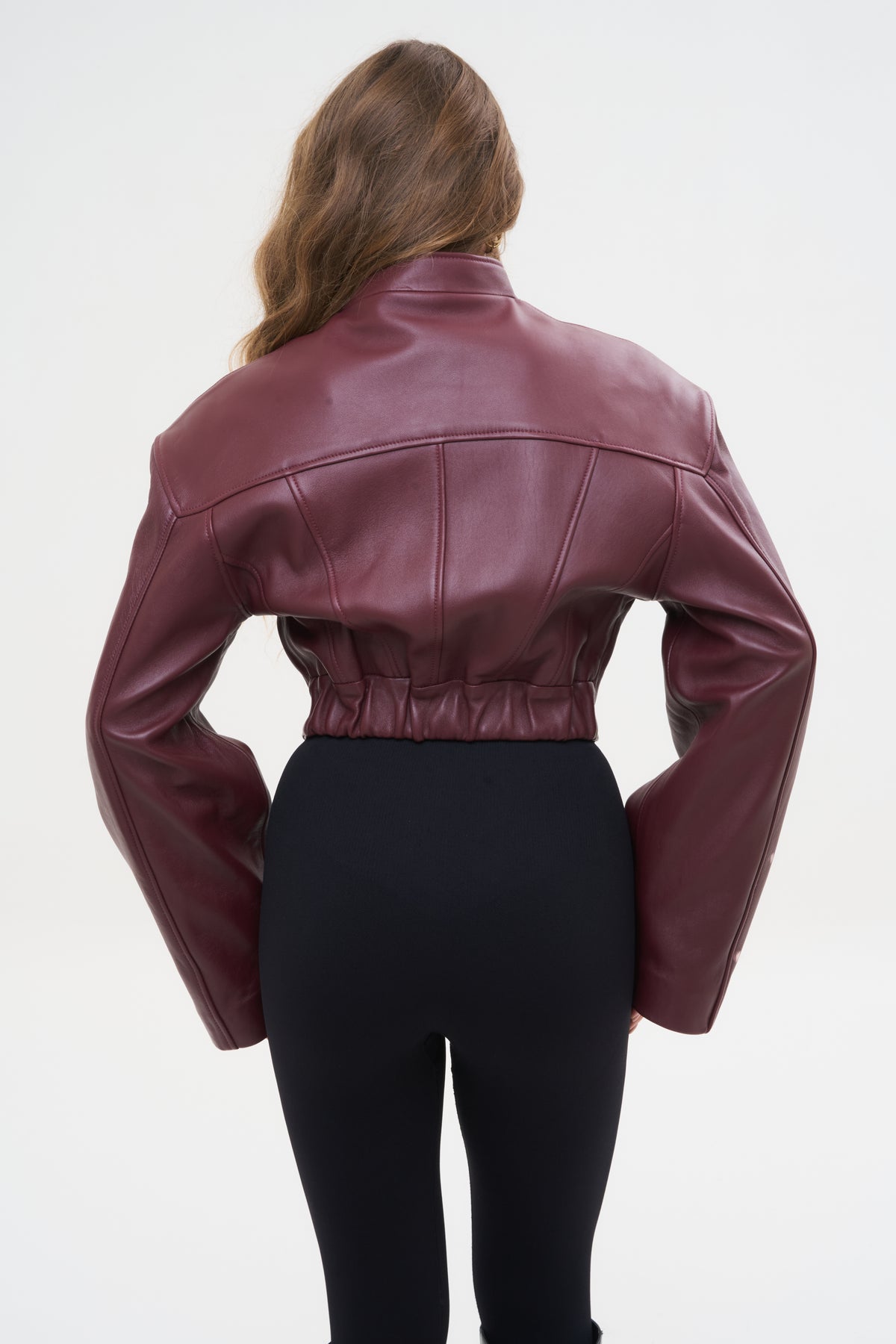 BLAZER TOP SPALLINA BORDEAUX - lab22shop