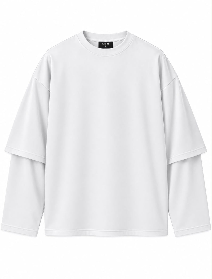 T-SHIRT OVERSIZE DOPPIA MANICA
