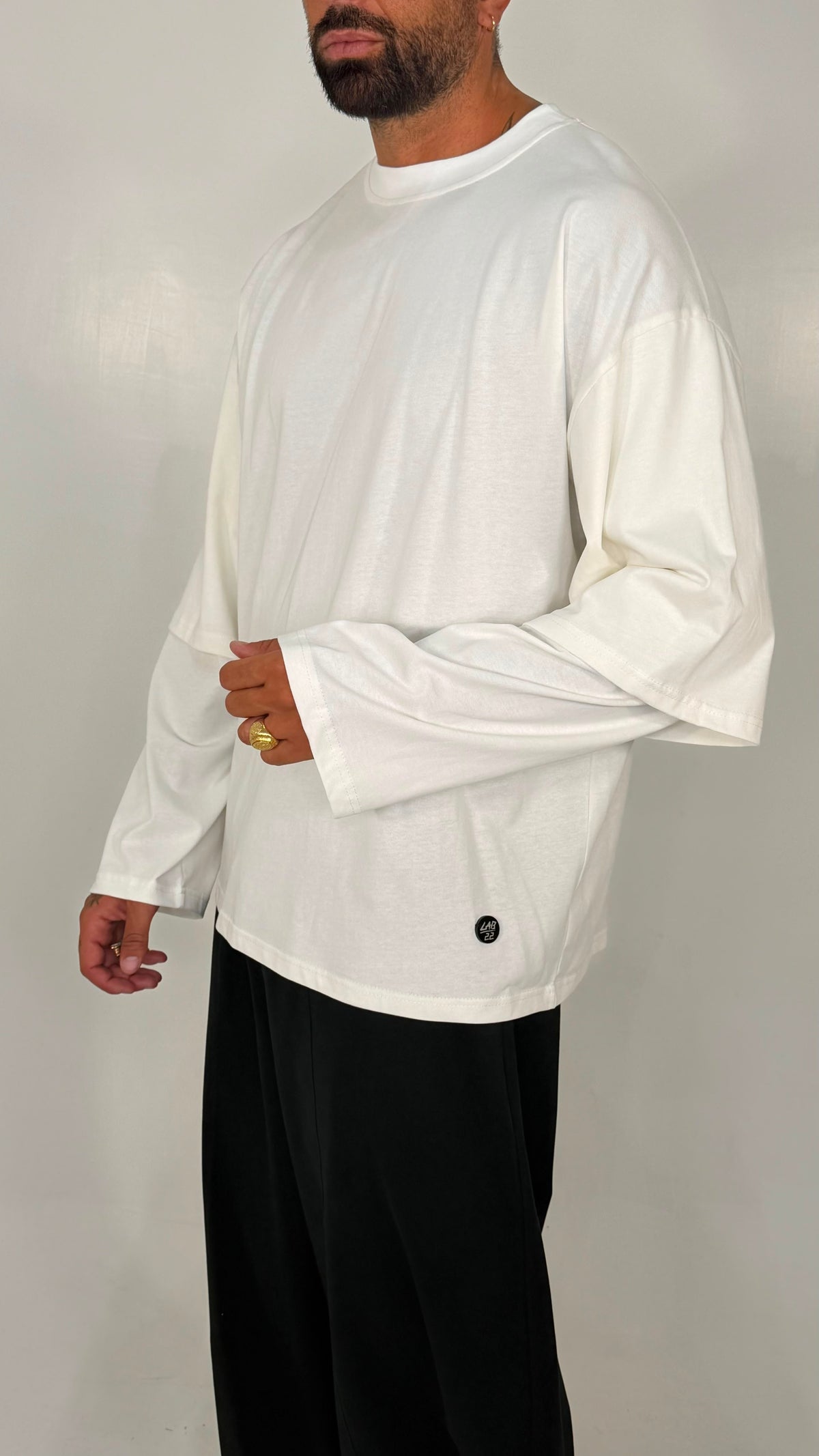 T-SHIRT OVERSIZE DOPPIA MANICA