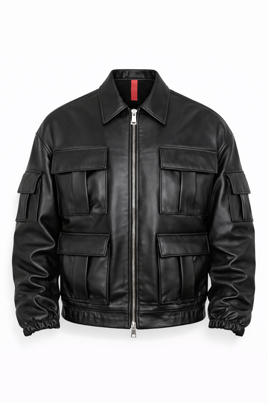 JACKET MULTITASCHE CON COLLO CAMICIA