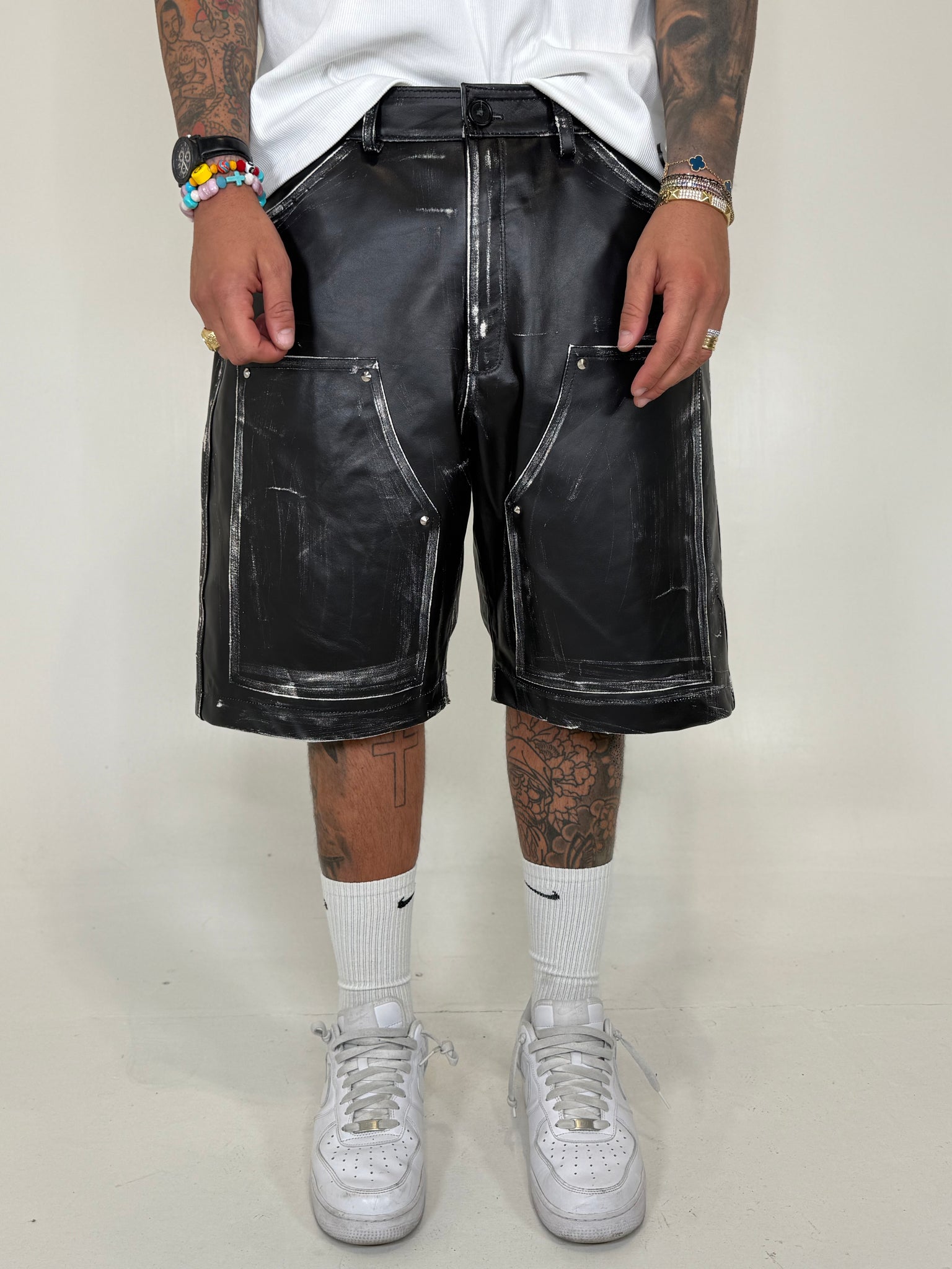 COORD GILET IN PELLE LAB22