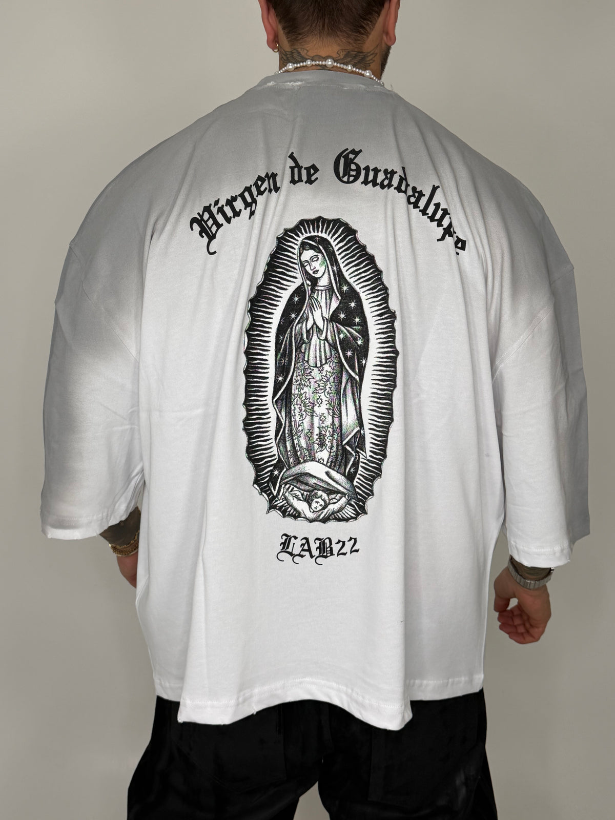 VIRGEN LAB WHITE TEE - lab22shop