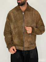 JACKET SCAMOSCIATO CON COLLO CAMICIA - lab22shop