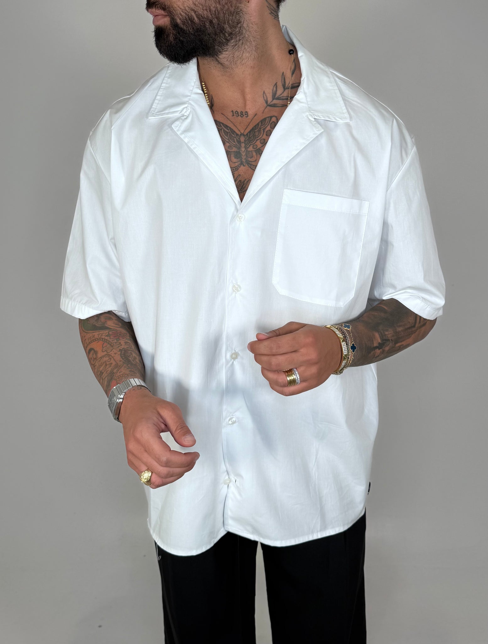 CAMICIA SHANGHAI LAB22 BIANCO