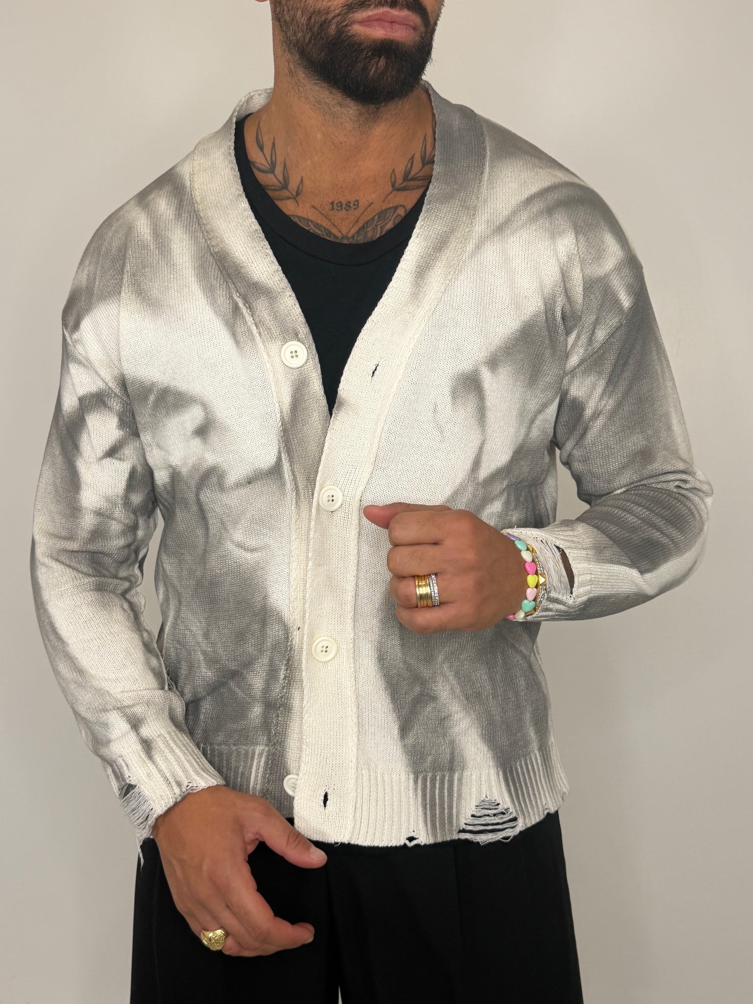 Cardigan tiè dye
