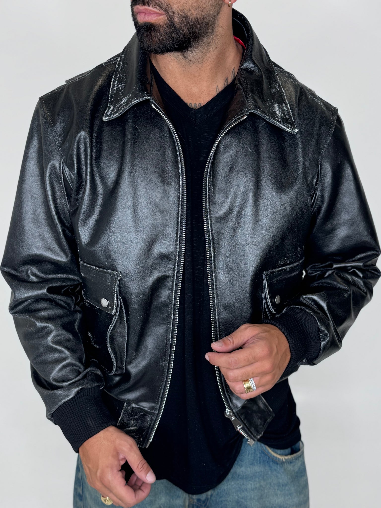 COLLEGE OVER COLLO CAMICIA EFFETTO VINTAGE