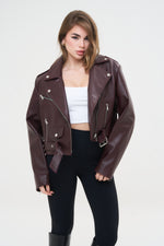 CHIODO CROPPED SPALLINA BORDEAUX - lab22shop