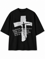 T-SHIRT BLESSED CON STRASS LADY