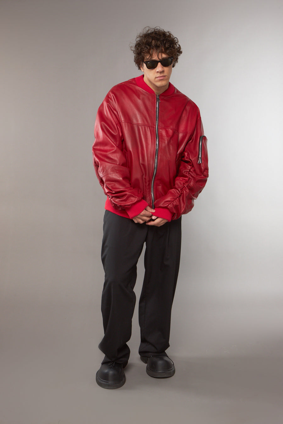 COLLEGE OVERSIZE CON MANICA ARRICCIO - lab22shop