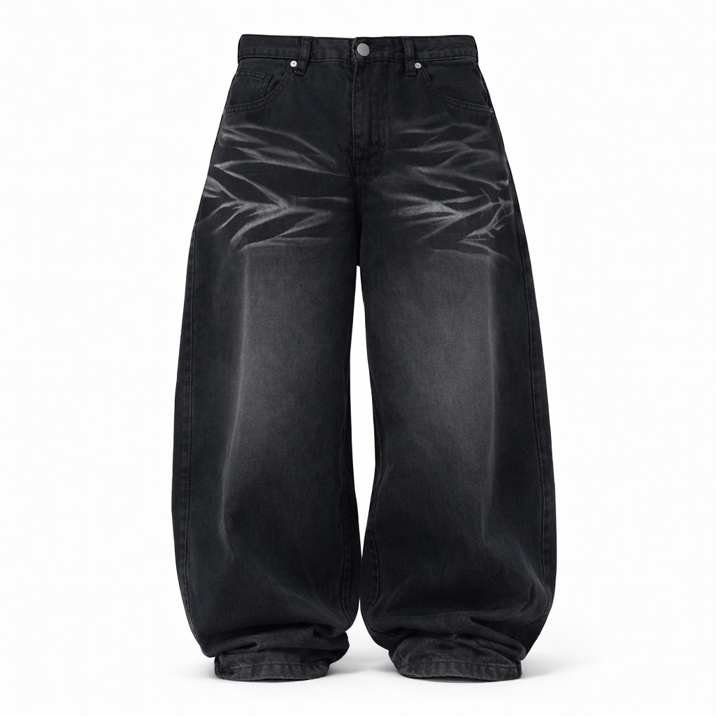 JEANS BAGGY BLACK